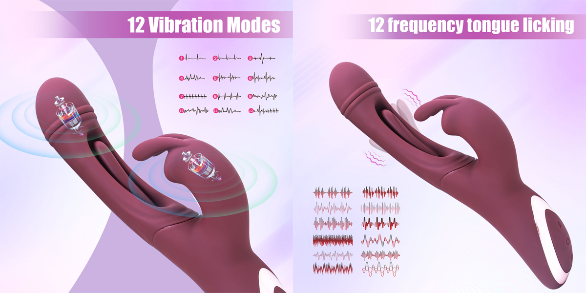 12 vibration and flapping modes Finger Flapping Vibrator