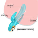 Triple Pleasure Rabbit Vibrator