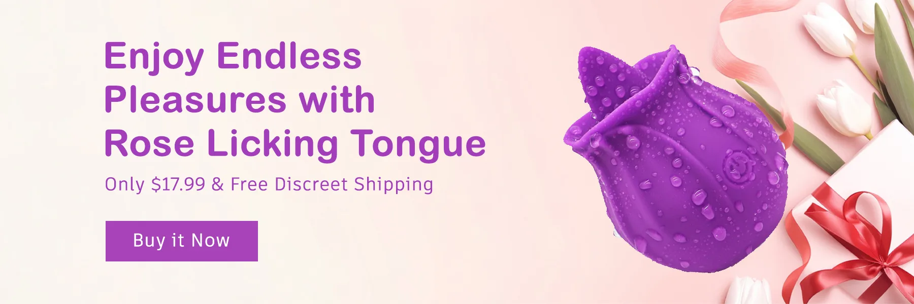 banner - rose licking tongue