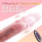 realistic thrusting dildo vibrator